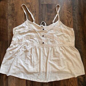 Cotton Blend Boho Blouse NWT Size 3XL